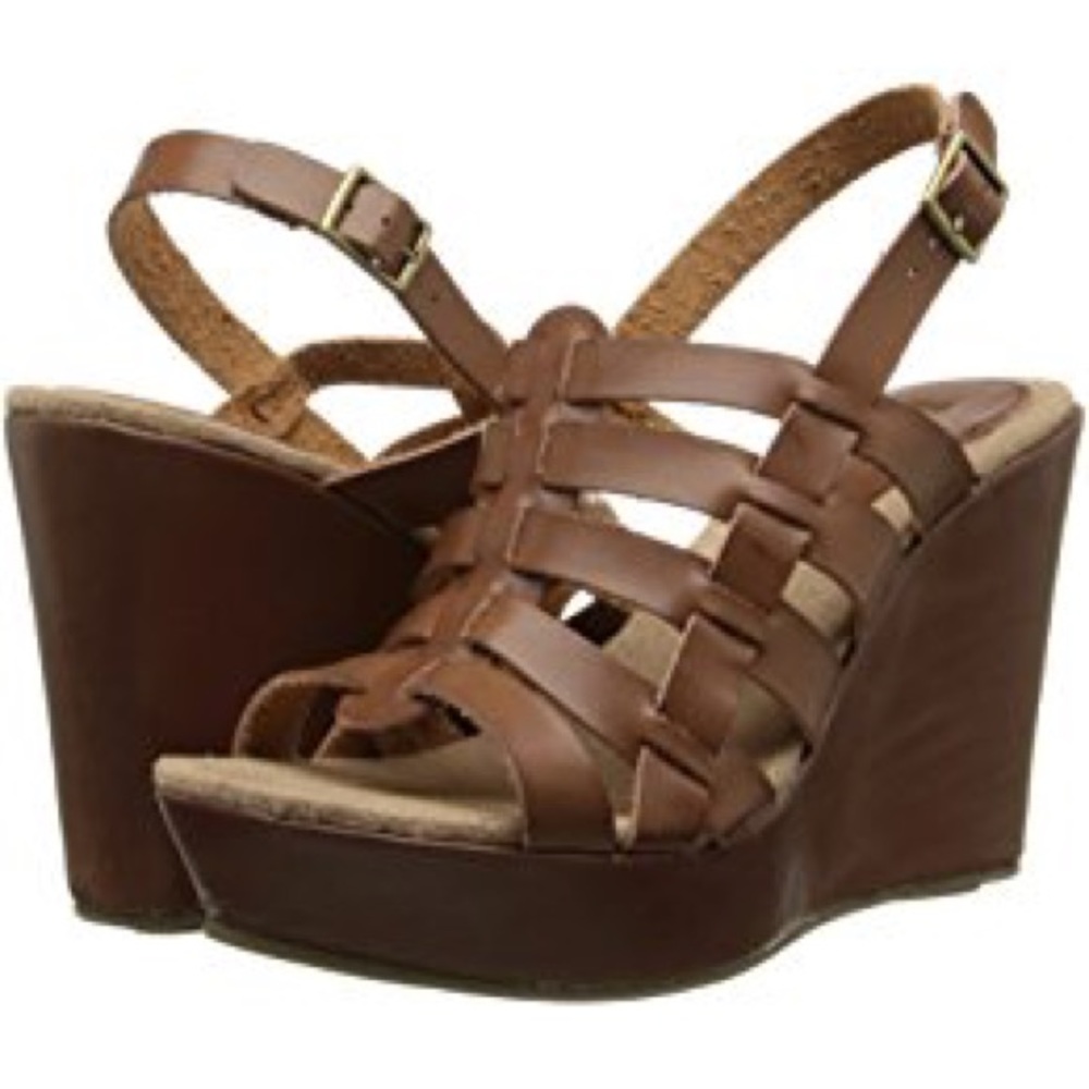 MIA Tayla s 8m brown wedge. Excellent condition
